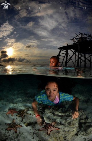 A Bajau Children | Sea Gypsies/ Children of the Sea