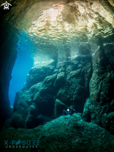 A Cave Diving