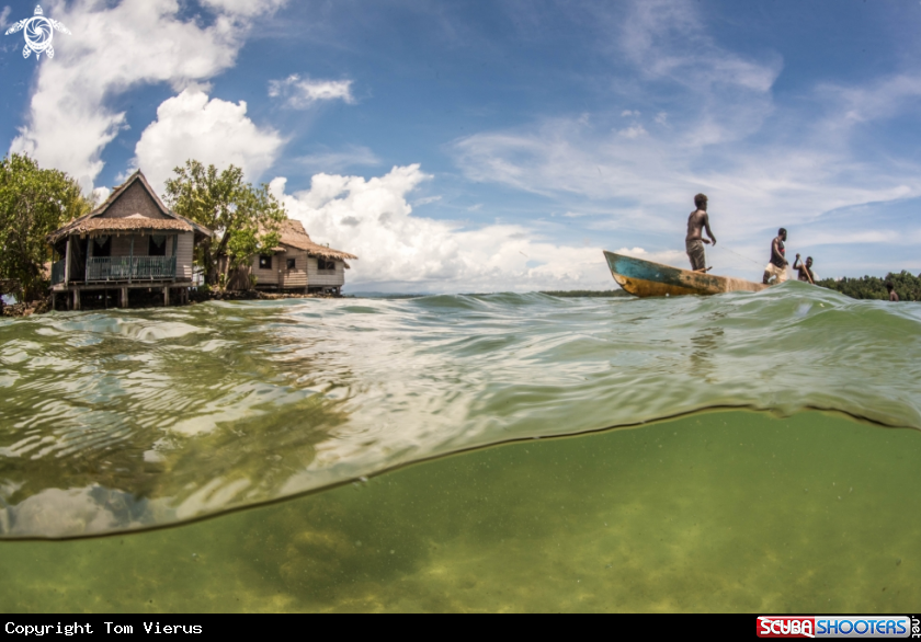 A Fishermen in the Solomon Islands