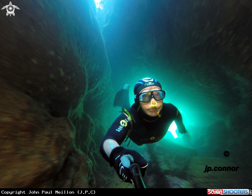 A Freediving Cave