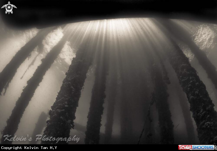 A Wide angle underwater structure