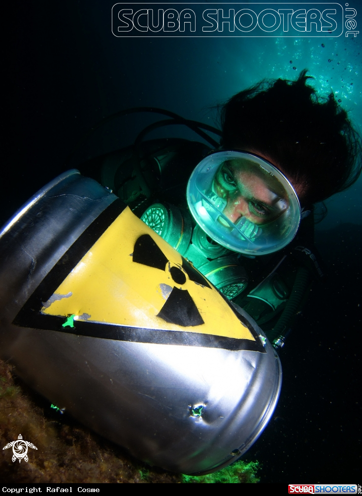 A underwater creature