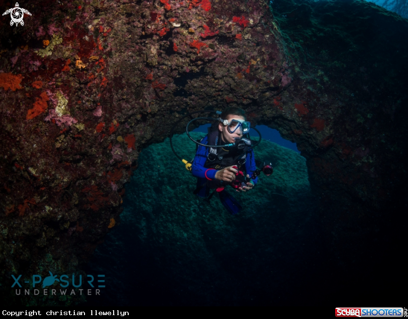 A Cave Diving