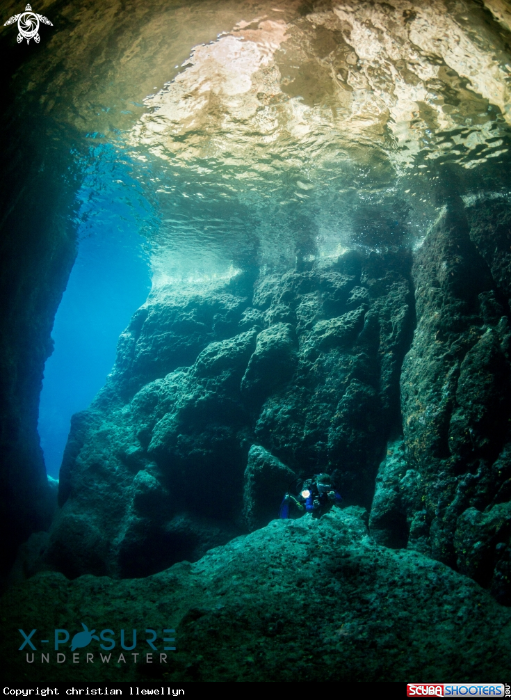 A Cave Diving