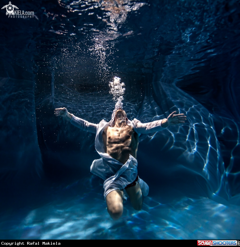 A underwater creature