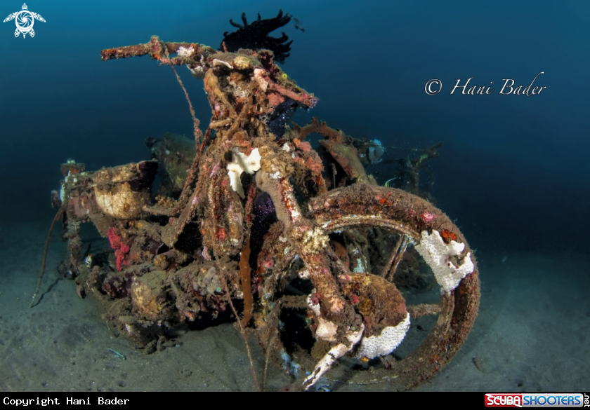 A motorcycle