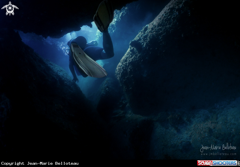 A Cave Diving