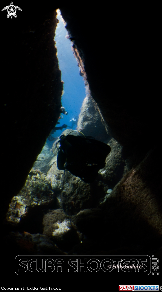 A A tiny cave