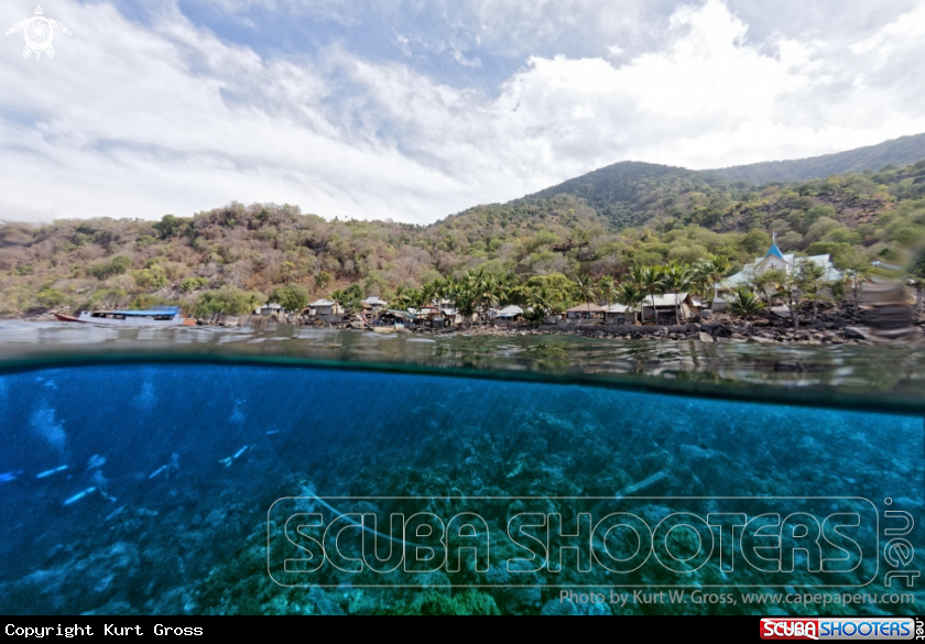 A Village with diver's
