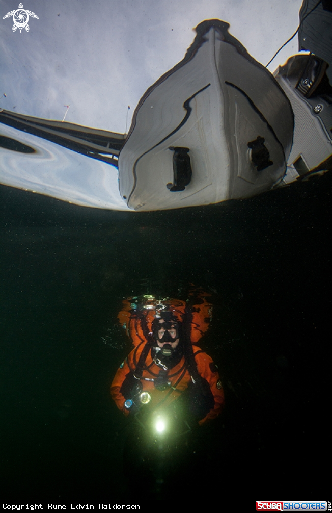 A Scuba diver
