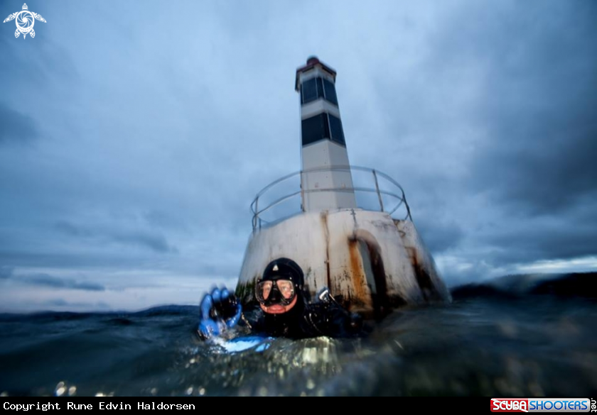 A Scuba diver