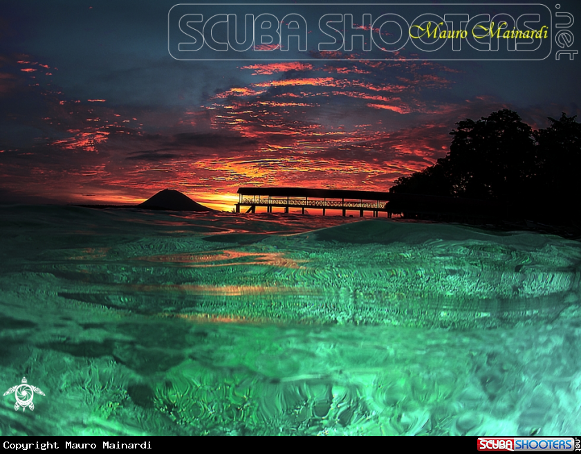 A Sunset in Indonesia