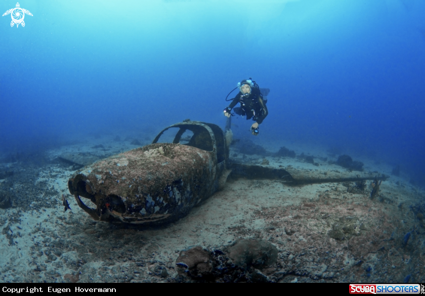 A Flugzeug Wrack Philippinen