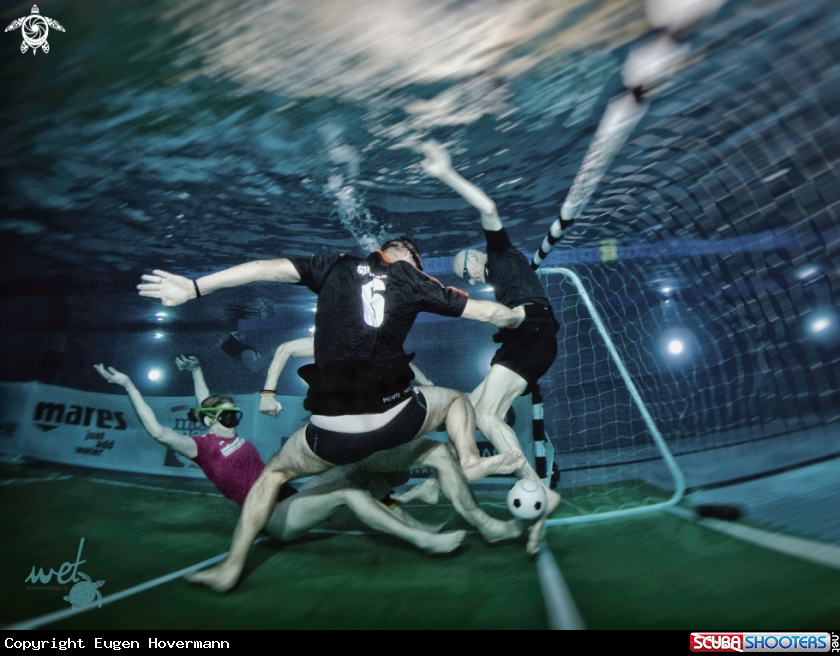 A unterwasser Fussball EM