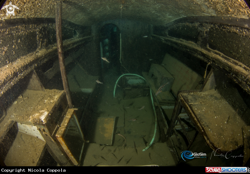 A Inside the boat
