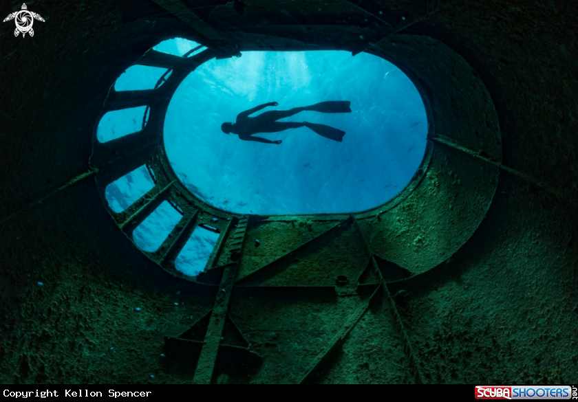 A freediving photography