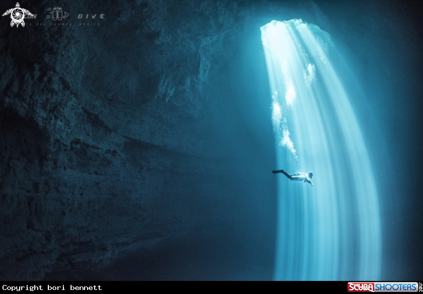 A Cave diver