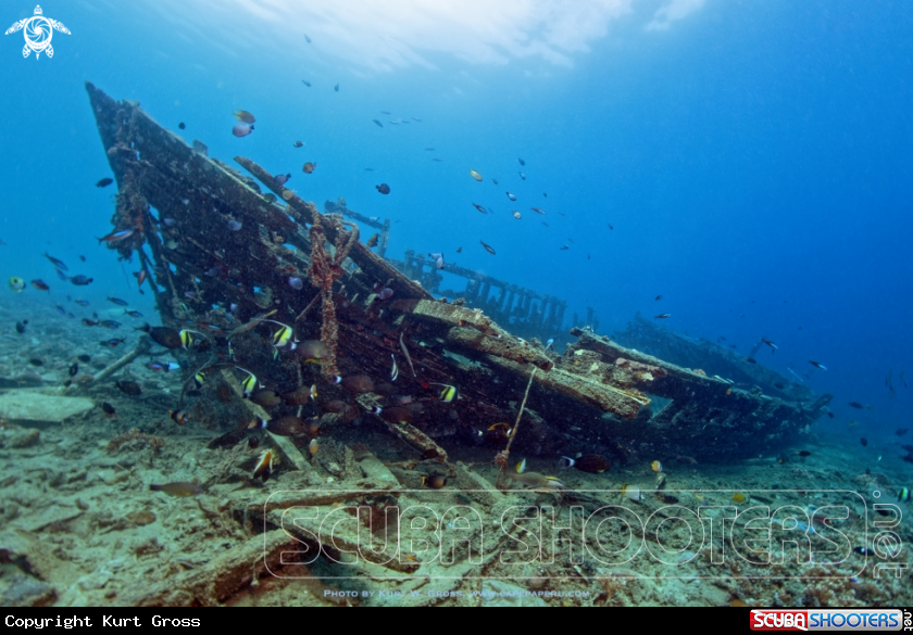 A A old sailing boat