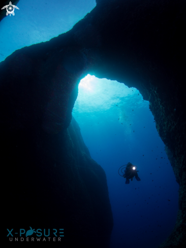 A Cave Diving