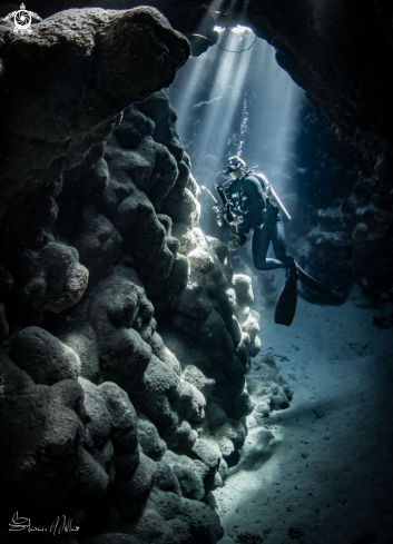 A Red Sea cave