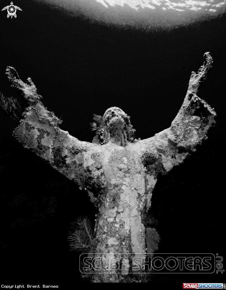 A Christ of The Abyss Statue