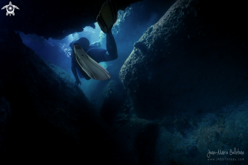 A Cave Diving