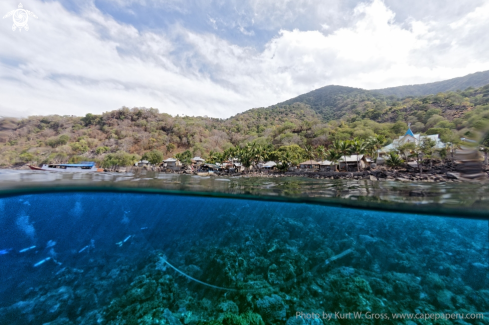 A Village with diver's