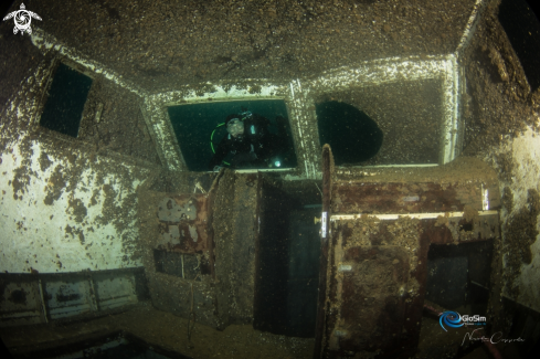 A Inside the boat