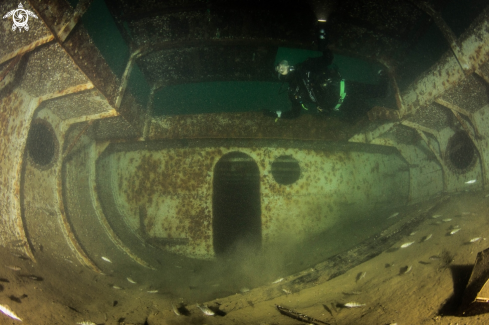 A inside the berardi boat