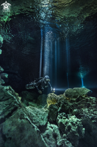 A cave diver