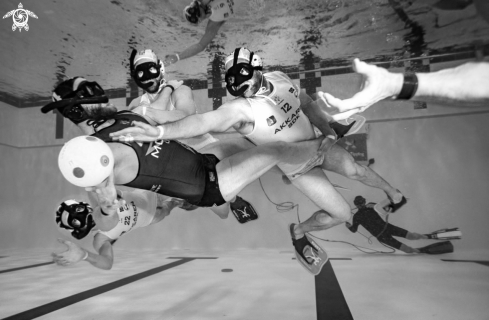 A Underwater rugby