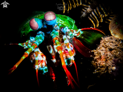 A Peacock Mantis Shrimp